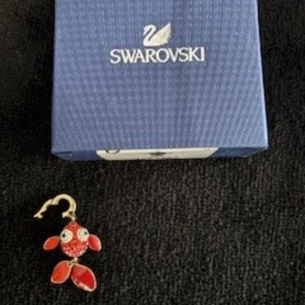 Swarovski Lychee Fish Charm